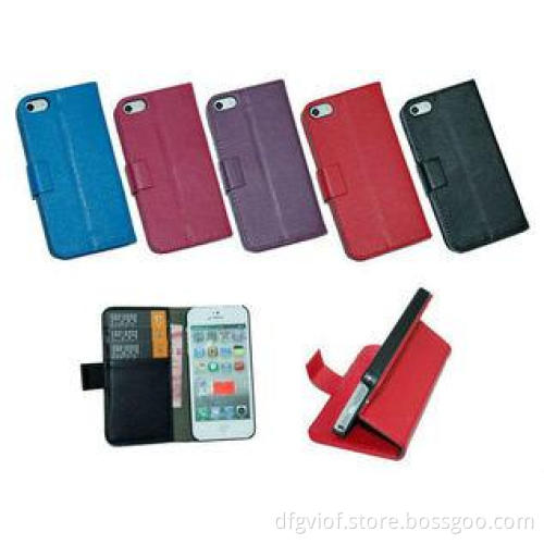Lithchi PU Luxury Leather Protective Case for iPhone 5 5S w